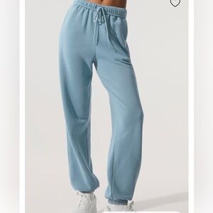 ALO Yoga Celestial Blue Accolade Sweatpants